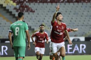 الاهلي، الاهلي والمصري، وسام ابوعلي، اهداف الاهلي والمصري، رياضة، كرة قدم، اخبار الاهلي