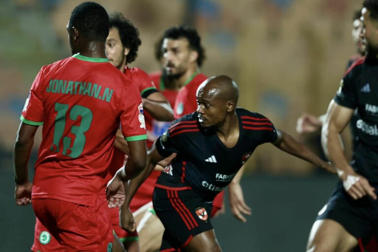 الاهلي، بيرسي تاو، امام عاشور، الاهلي ومودرن سبورت، اهداف الاهلي ومودرن سبورت، دوري النيل، الاهلي اليوم