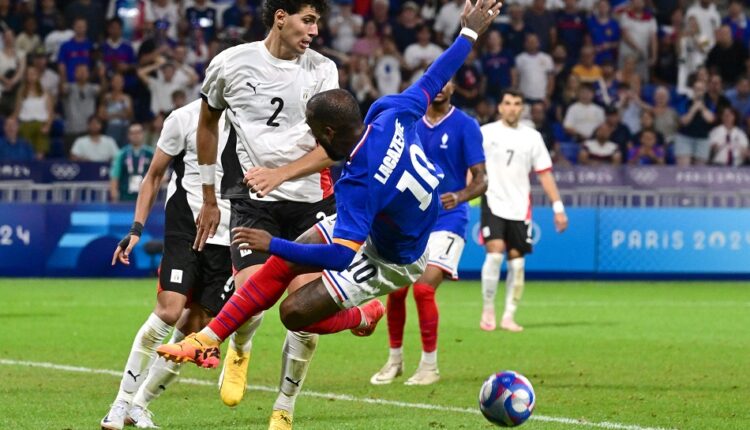 مصر وفرنسا، فرنسا ومصر، اولمبياد فرنسا، اهداف مصر وفرنسا، كرة قدم، رياضة