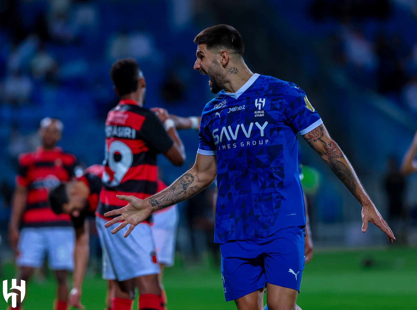 الهلال والرياض، اهداف مباراة الهلال والرياض، الدوري السعودين دوري روشن، الكرة السعودية
