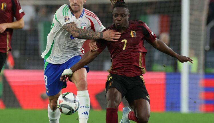 مباراة إيطاليا وبلجيكا