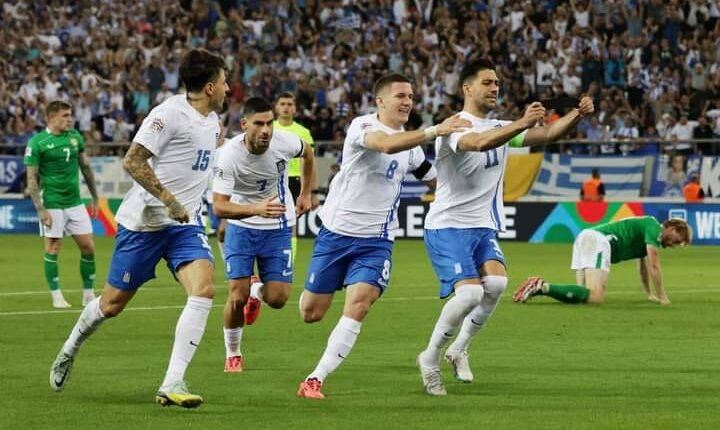 مباراة اليونان وأيرلندا