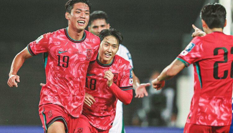 مباراة كوريا الجنوبية والعراق