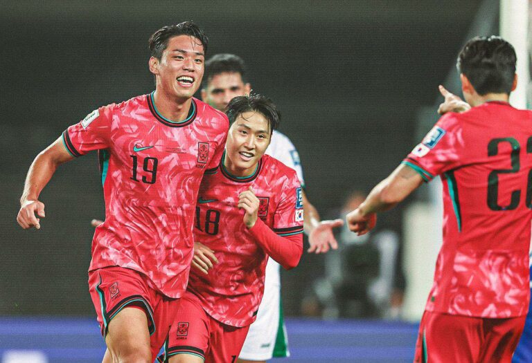مباراة كوريا الجنوبية والعراق