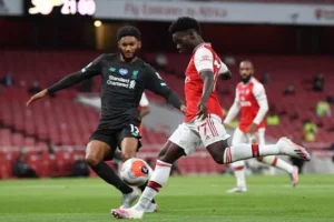 Arsenal and Liverpool, Arsenal, Liverpool, English Premier League, Arsenal and Liverpool goals, Salah, Football, Sports