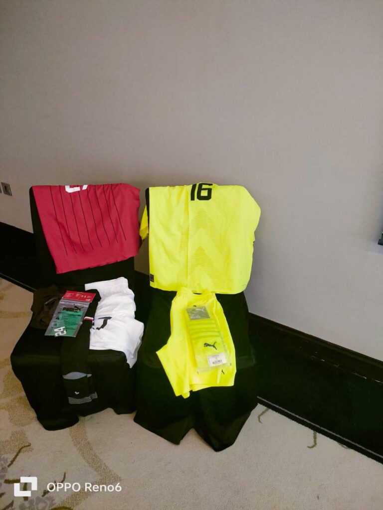 ملابس مباراة منتخب مصر ضد موريتانيا