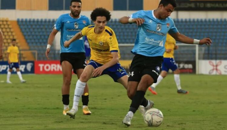 مباراة الإسماعيلي وغزل المحلة