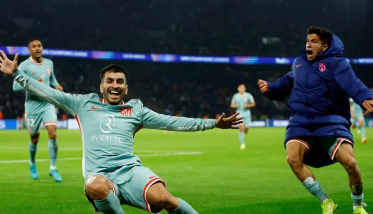 اتليتكو مدريد وباريس سان جيرمان، الدوري الفرنسي،يلاشوت، كرة قدم