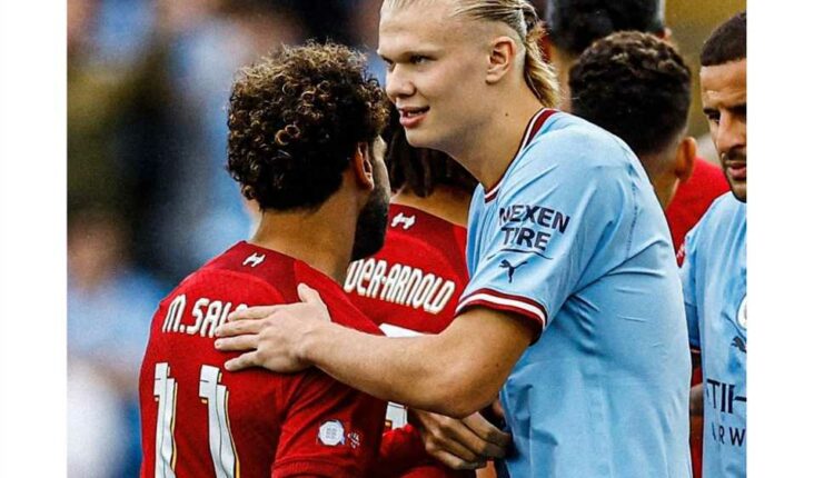 إيرلينج هالاند ومحمد صلاح