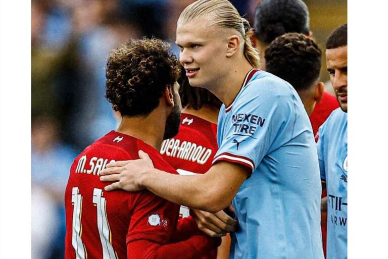 إيرلينج هالاند ومحمد صلاح