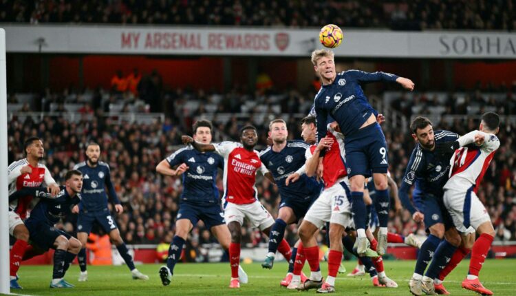 مباراة آرسنال ومانشستر يونايتد