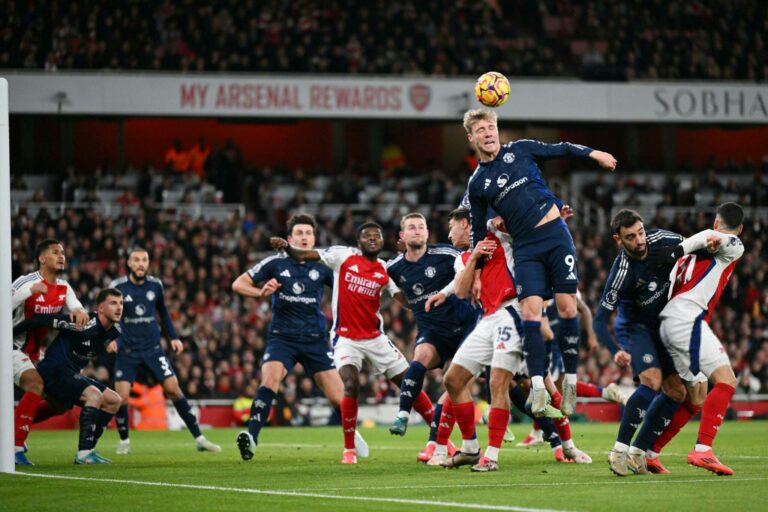 مباراة آرسنال ومانشستر يونايتد