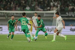 مباراة منتخب السعودية ونظيره العراقي