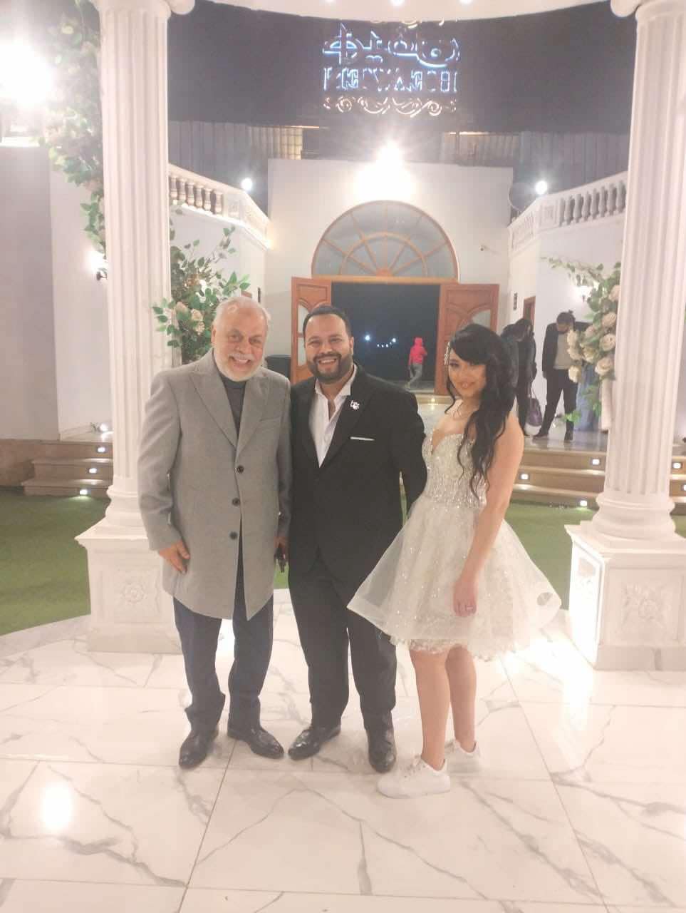 زفاف الفنانة دينا زغلول بحضور عدد من نجوم الفن والرياضة