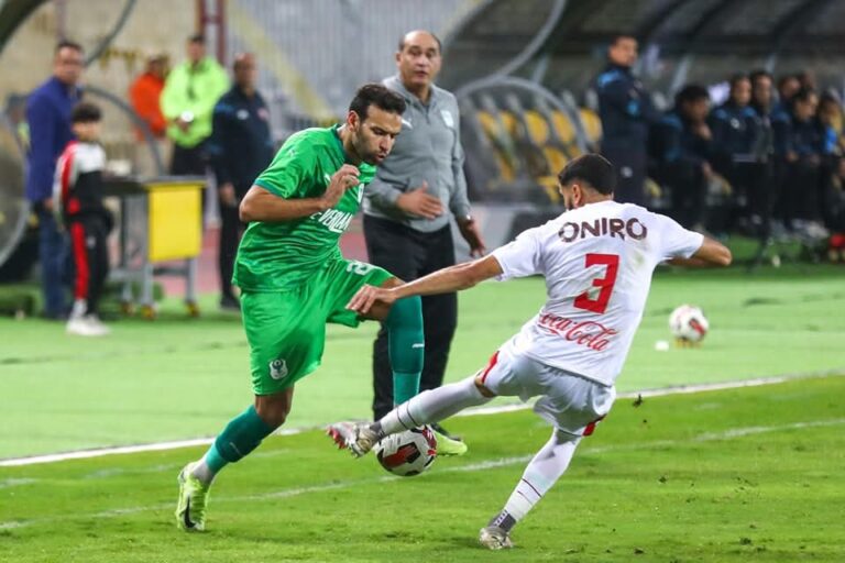 مباراة الزمالك والمصري