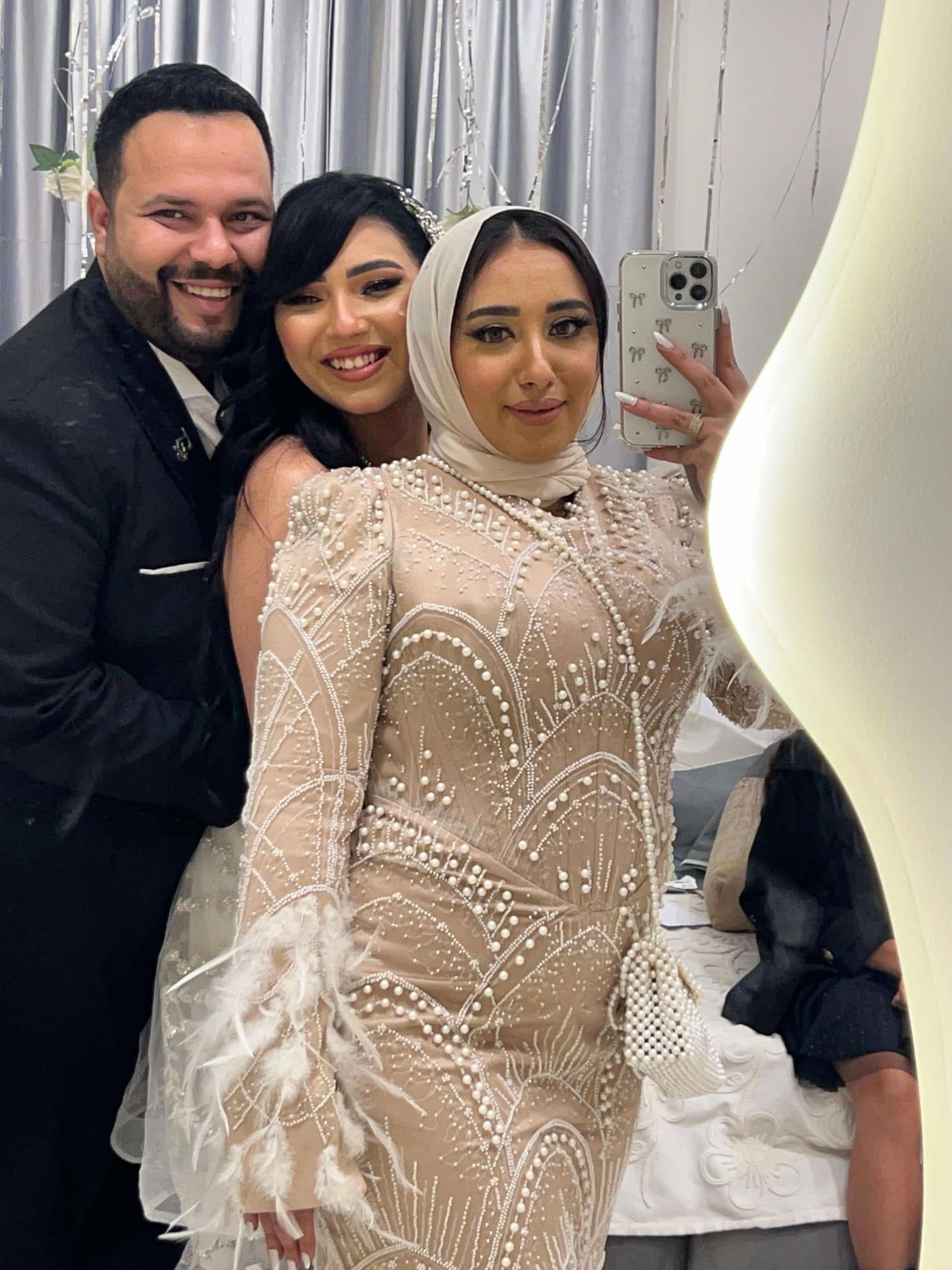 زفاف الفنانة دينا زغلول بحضور عدد من نجوم الفن والرياضة