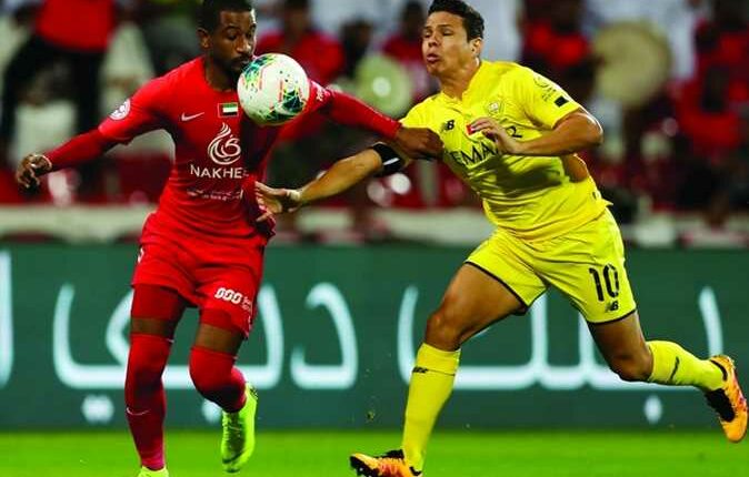 الوصول والاهلي الاماراتي، مباراة الوصول والاهلي، يلاشوت، كاس السوبر الاماراتي، السوبر الاماراتي، كرة قدم