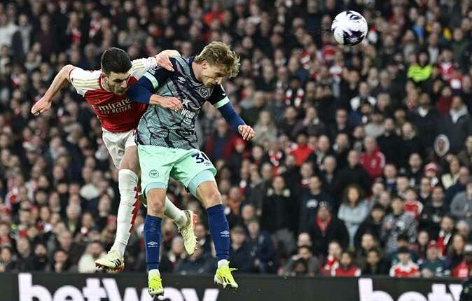 مباراة آرسنال وبرينتفورد