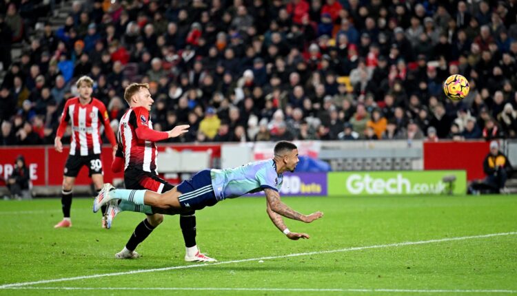 مباراة آرسنال وبرينتفورد