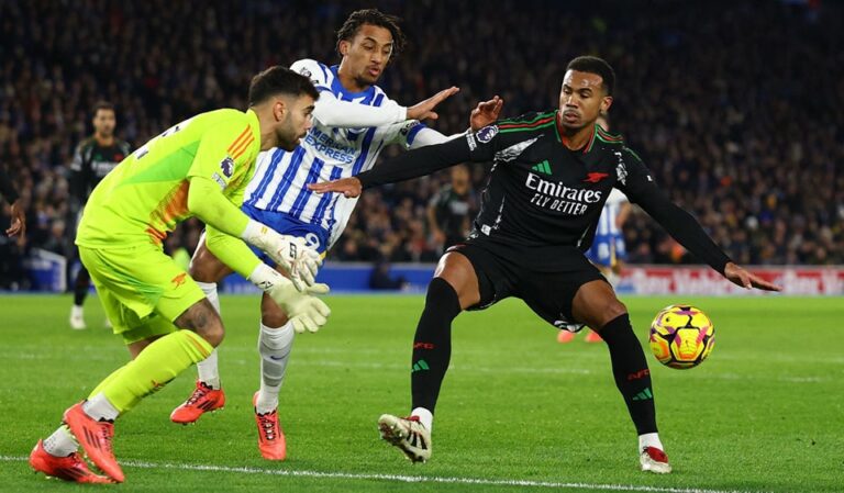 مباراة آرسنال وبرايتون