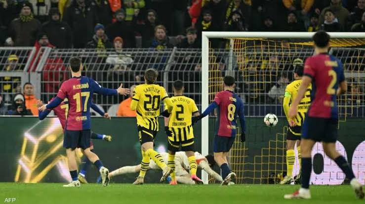 مباراه برشلونه وبروسيا دورتموند