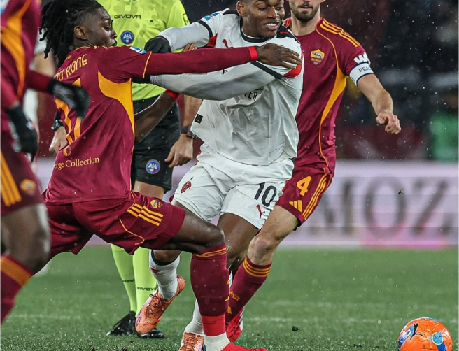 روما وميلان، ميلان وروما، اهداف روما وميلان، الدوري الايطالي، كرة قدم، رياضة، انتر، يوفنتوس