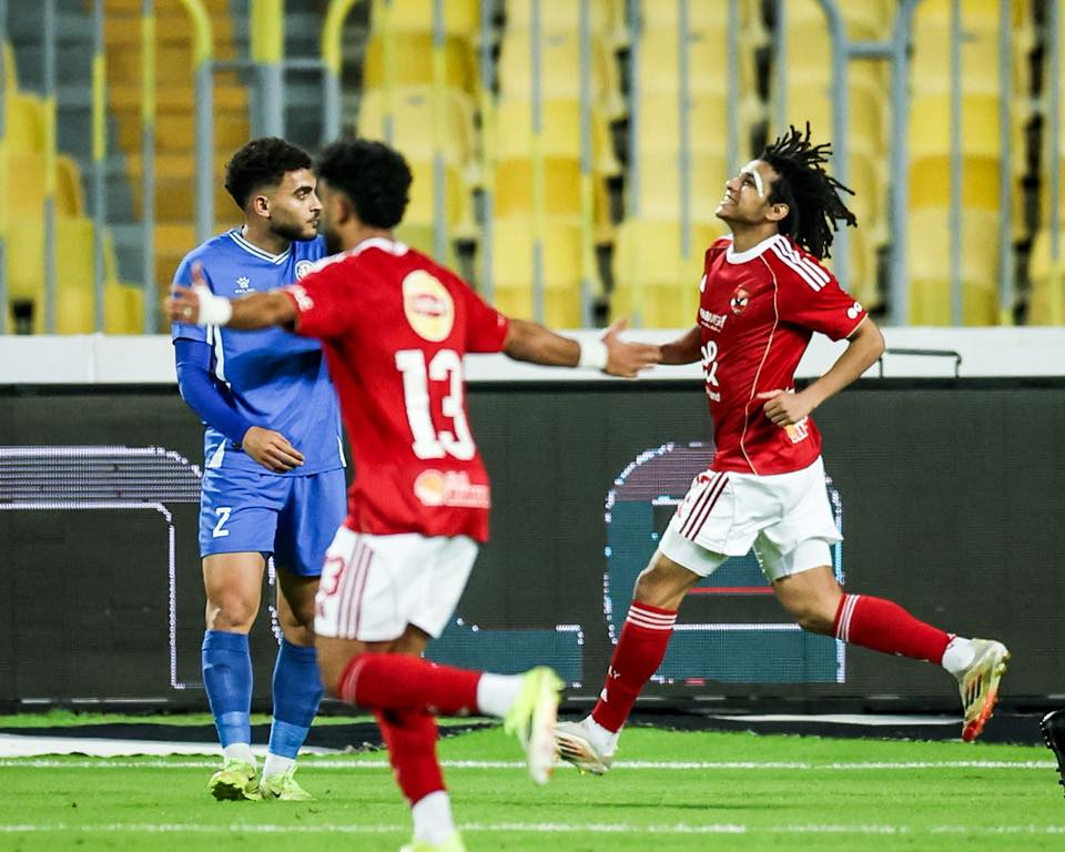الاهلي وسموحه، اهداف مباراة الاهلي وسموحة، مروان فثمان، الاهلي، اخبار الاهلي