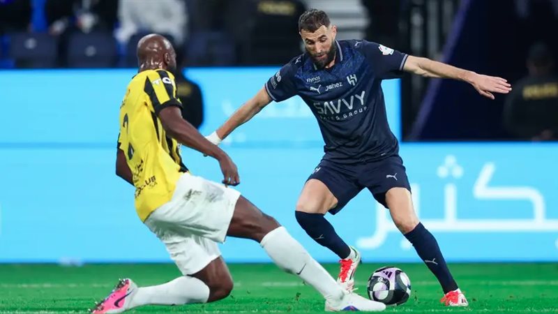 10 NEWS 111 اهداف مباراة الهلال والاتحاد في قمة الدوري السعودي