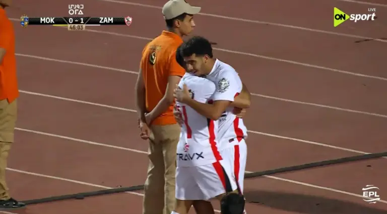 الزمالك والمقاولون، شيكون بازنا، الزمالك، محمد حمد، الدوري المصري