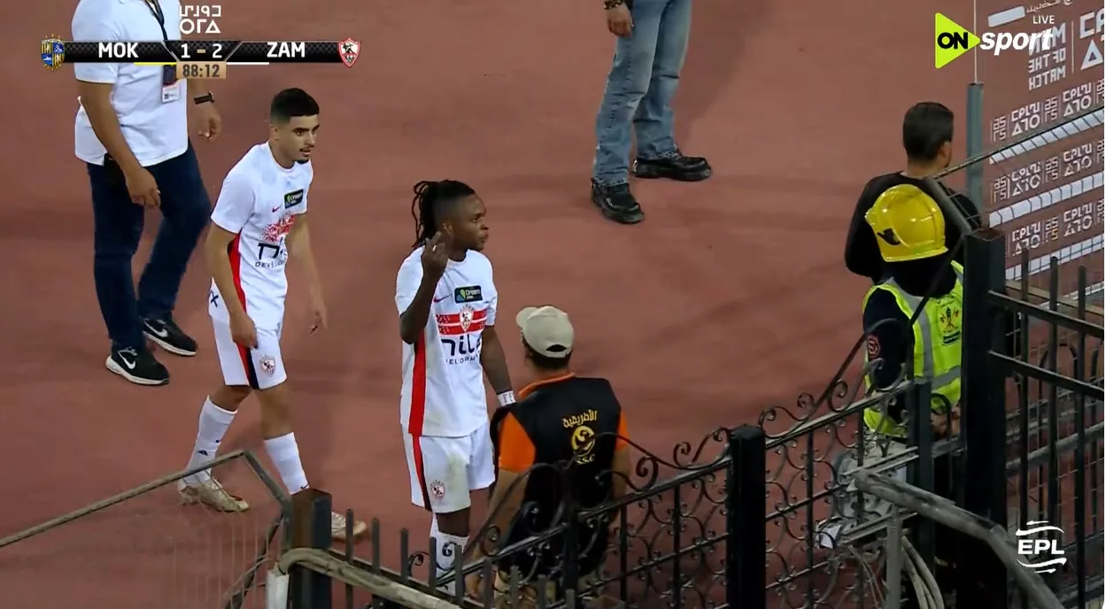 الزمالك يتخطي المقاولون بأقدام حمد وشيكو بانزا..بالفيديو 2 الزمالك والمقاولون، شيكون بازنا، الزمالك، محمد حمد، الدوري المصري