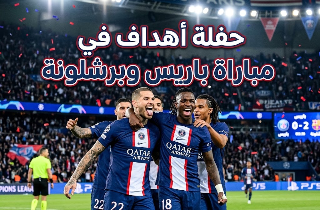 باريس سان جيرمان يفوز على برشلونة برباعبة..فيديو 1 باربس وبرشلونة