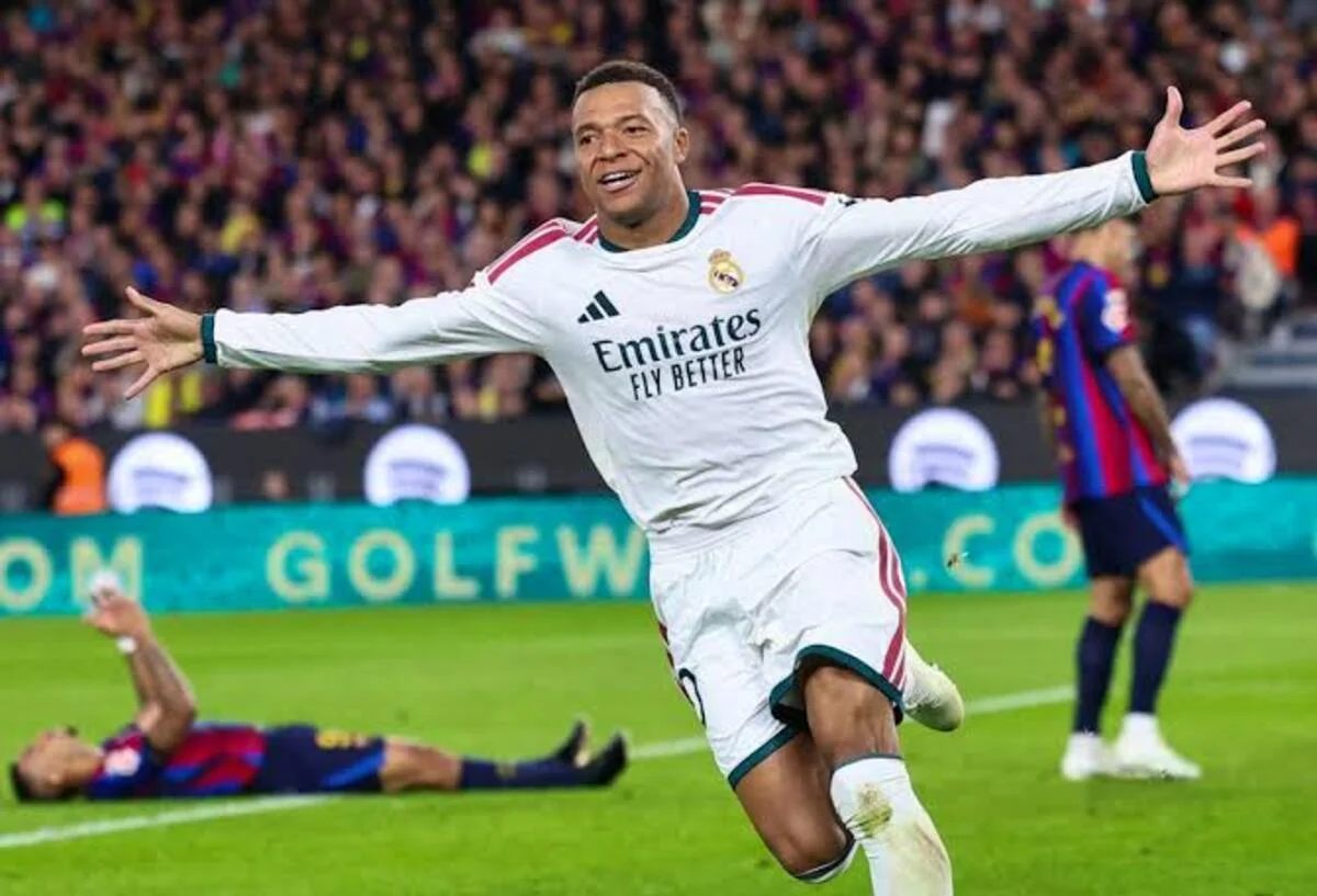 ملخص اهداف مباراة ريال مدريد وبرشلونة في الكلاسيكو 1 كليان مبابي ريال مدريد وبرشلونة